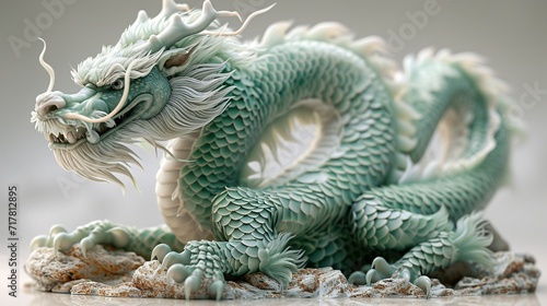 Dragon Sculpture: A Cool and Unique Decoration for Your Home Generative AI