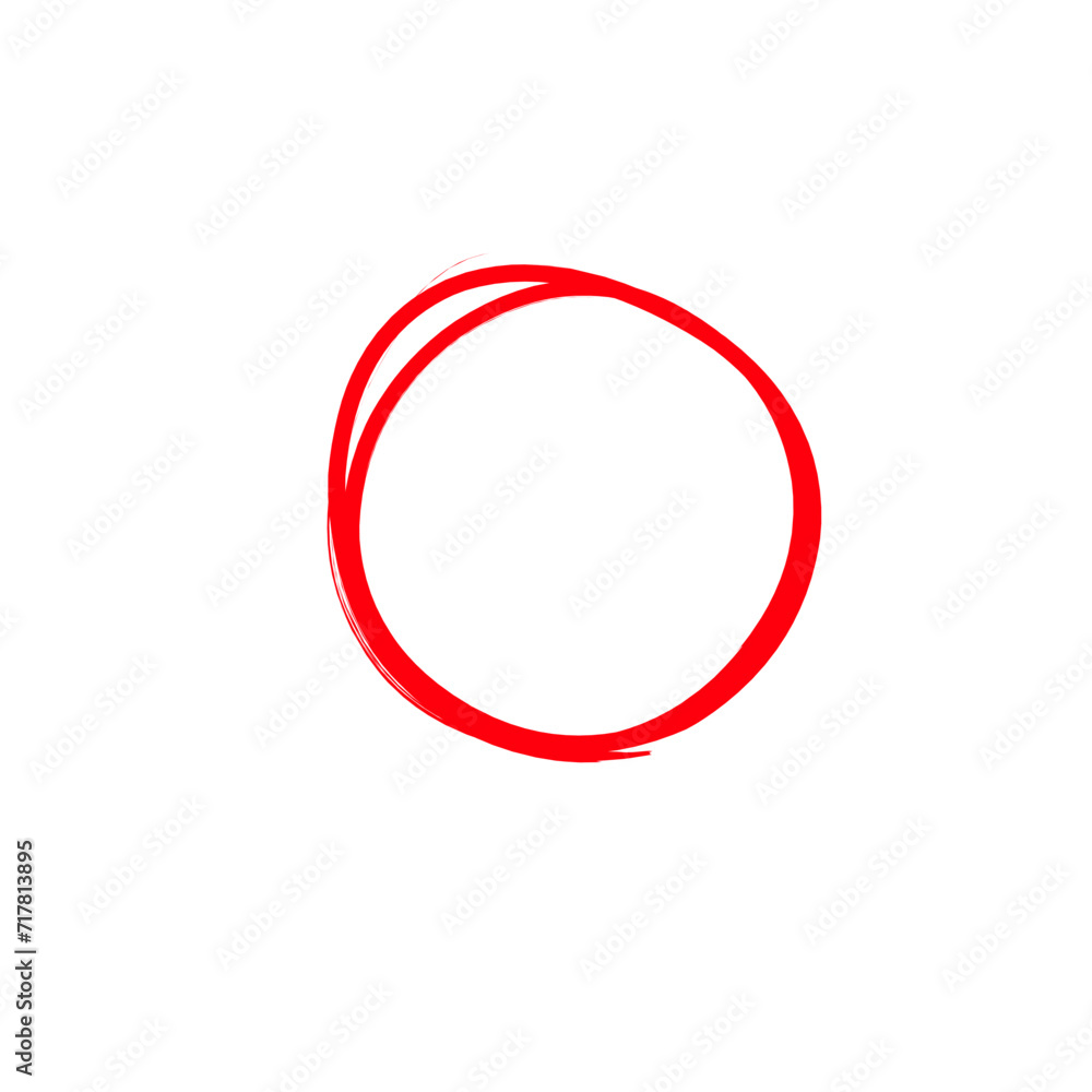 Hand drawn circle sketch frame Hand drawn circle sketch frame
