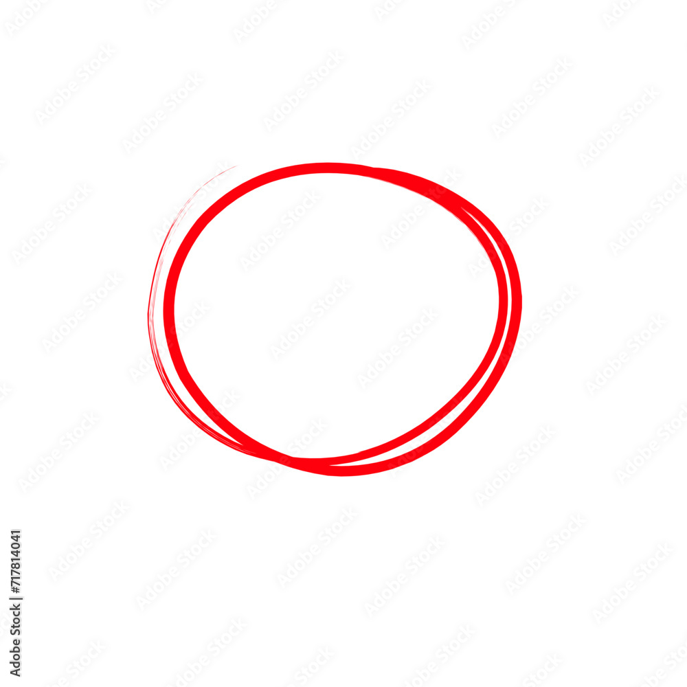 Hand drawn circle sketch frame Hand drawn circle sketch frame