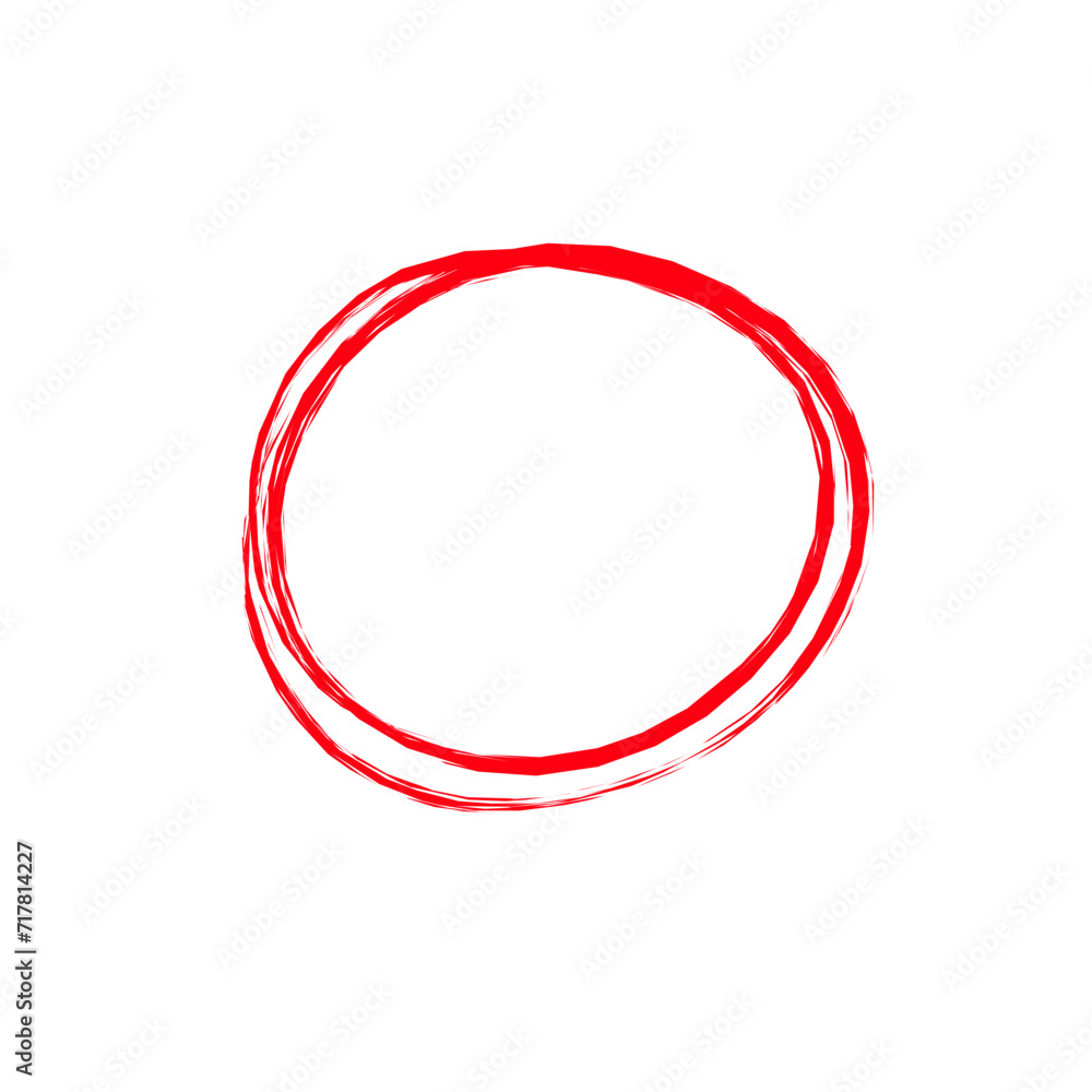 Hand drawn circle sketch frame Hand drawn circle sketch frame