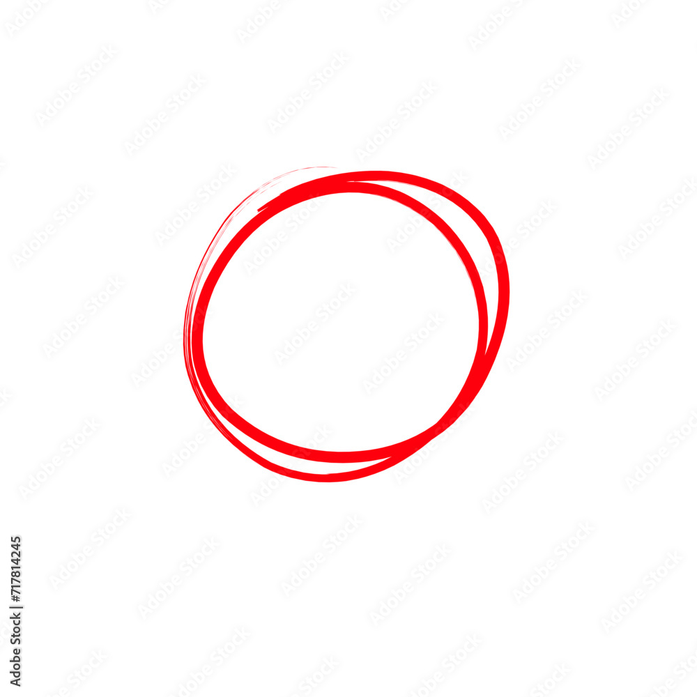 Hand drawn circle sketch frame Hand drawn circle sketch frame
