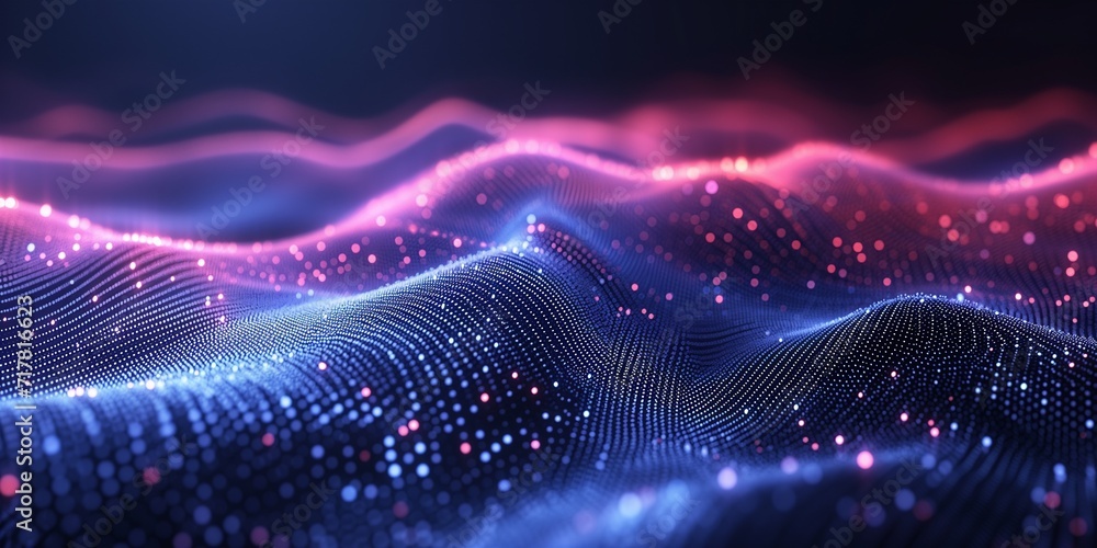 Digital wave , Abstract dynamic wave background Digital wave , Abstract dynamic wave background