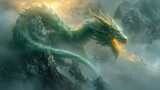 Dragon's Den: A Fantasy Realm in the Sky Generative AI