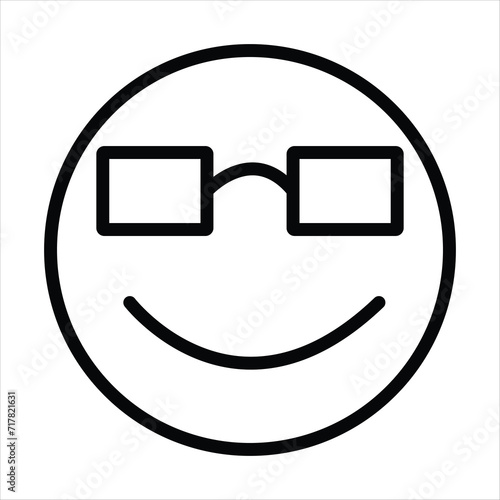 smiley face line icons set editable stroke different emotions feeling Smile Icon isolated on white background.