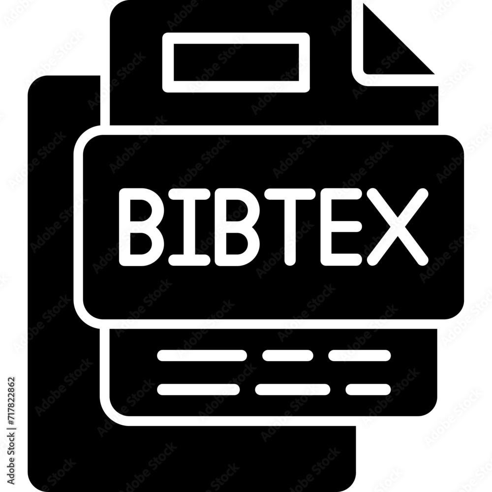 Bibtex File Icon Bibtex File Icon