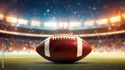 American football background, traditional super bowl banner poster
