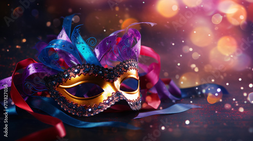 Bright carnival mask