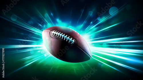 American football background, traditional super bowl banner poster