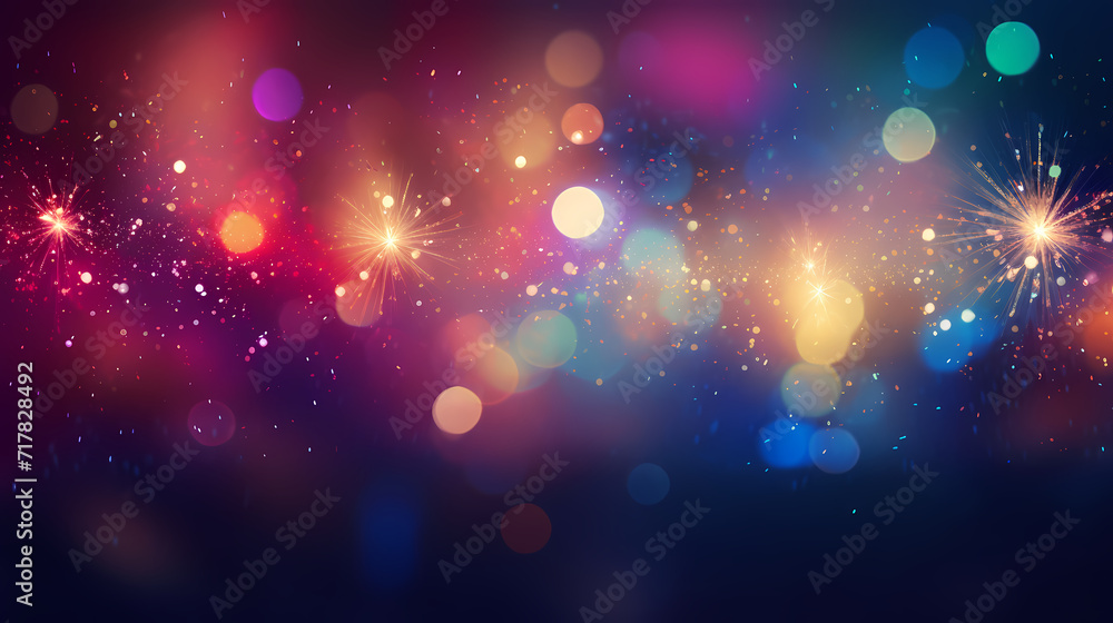 Beautiful fireworks background at night for holiday decoration Beautiful fireworks background at night for holiday decoration