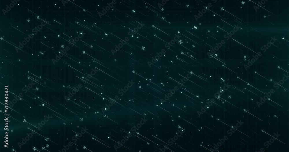 Abstract Futuristic Lines Particles. 4K Lines Particles And Dark Background. Abstract Futuristic Lines Particles. 4K Lines Particles And Dark Background.