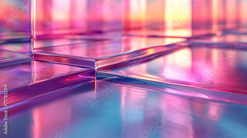 Beautiful glass block background