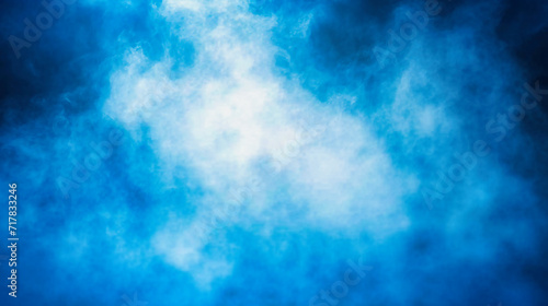 Blue Heaven Sky with Clouds, Abstract Background with White Textured Cloudscape, Bright and Soft Summer Day Concept