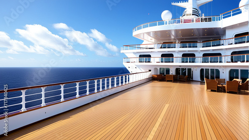 cruise ship on the sea photo