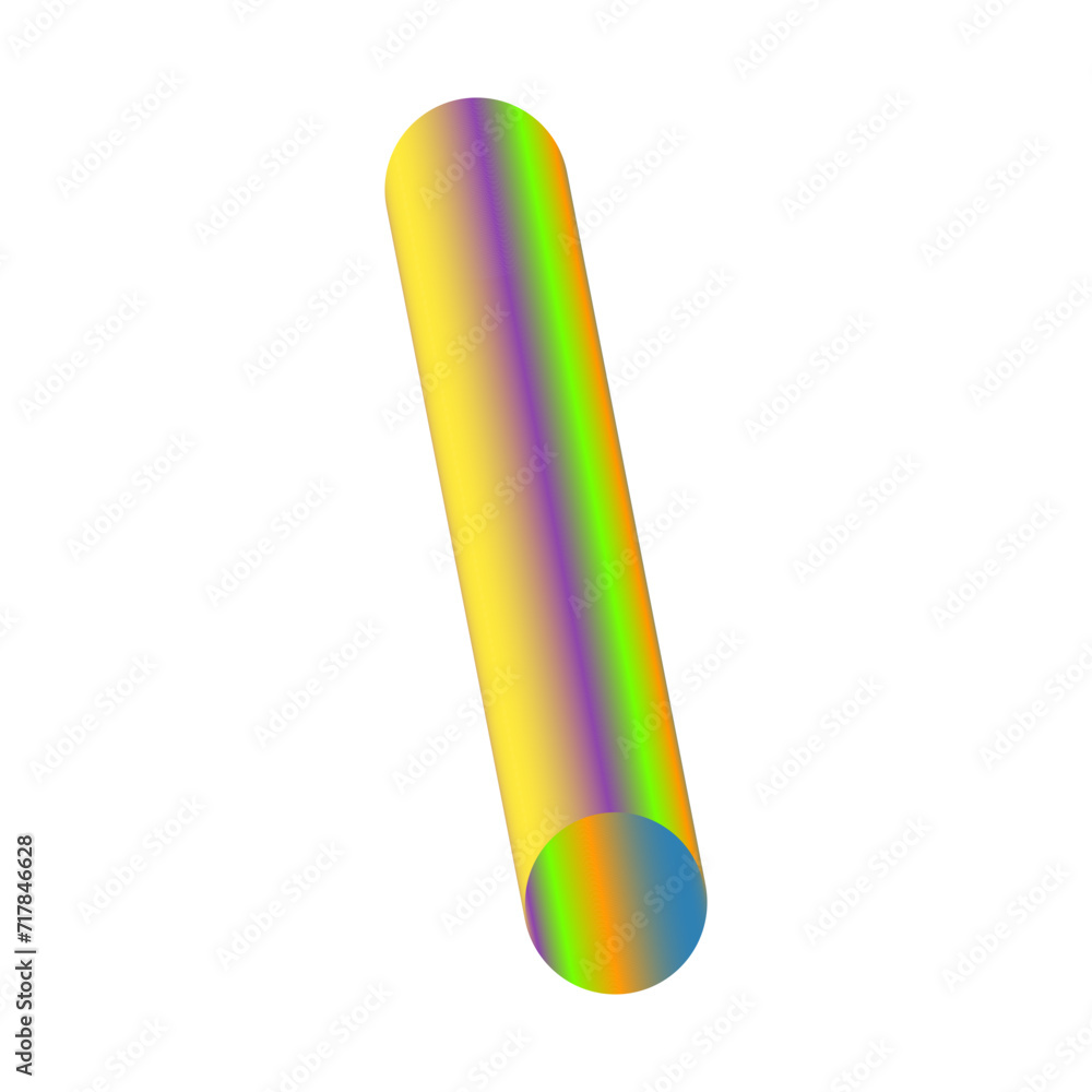 An abstract cut out transparent futuristic gradient streak design element. An abstract cut out transparent futuristic gradient streak design element.