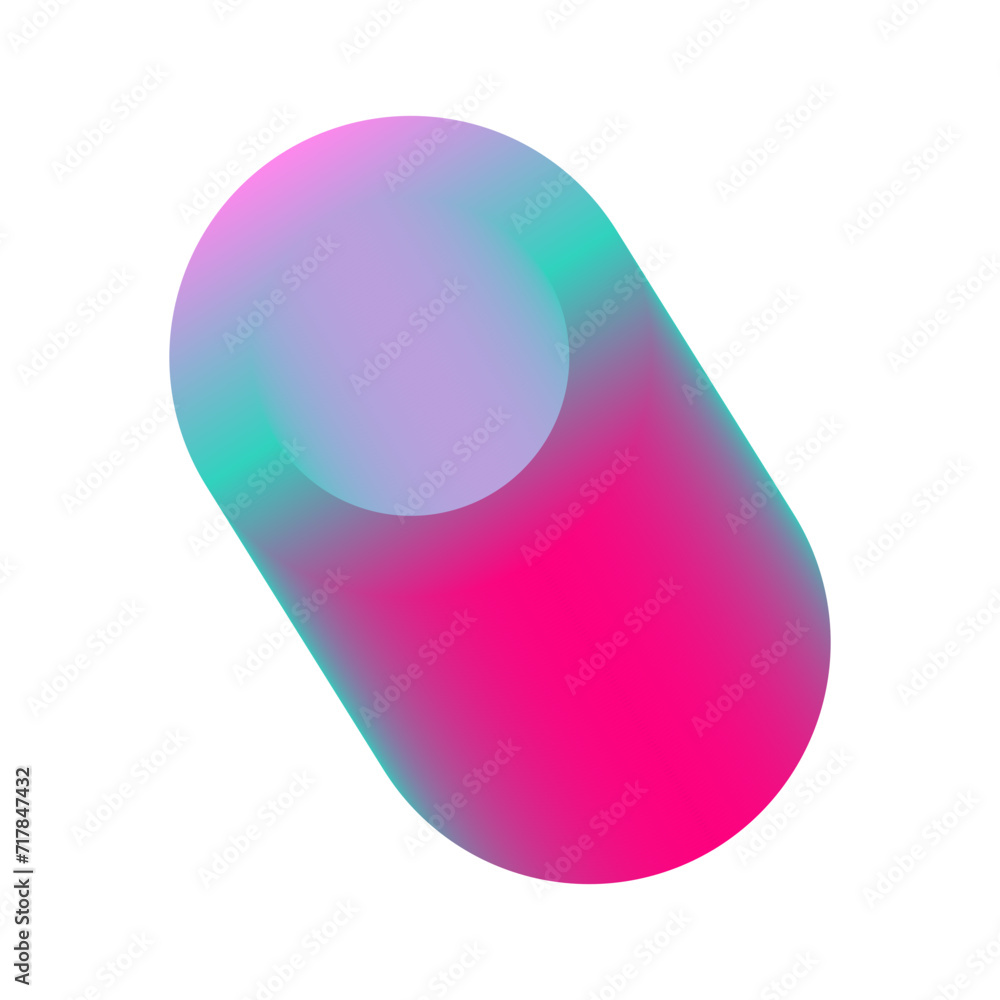 An abstract cut out transparent futuristic gradient streak design element. An abstract cut out transparent futuristic gradient streak design element.