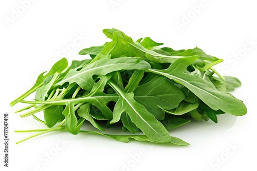 Arugula isolated kitchen table professional advertising food photography