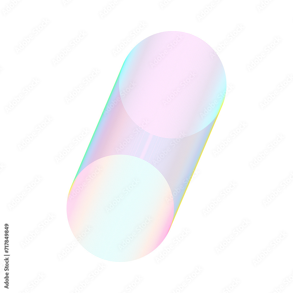 An abstract cut out transparent futuristic gradient streak design element. An abstract cut out transparent futuristic gradient streak design element.