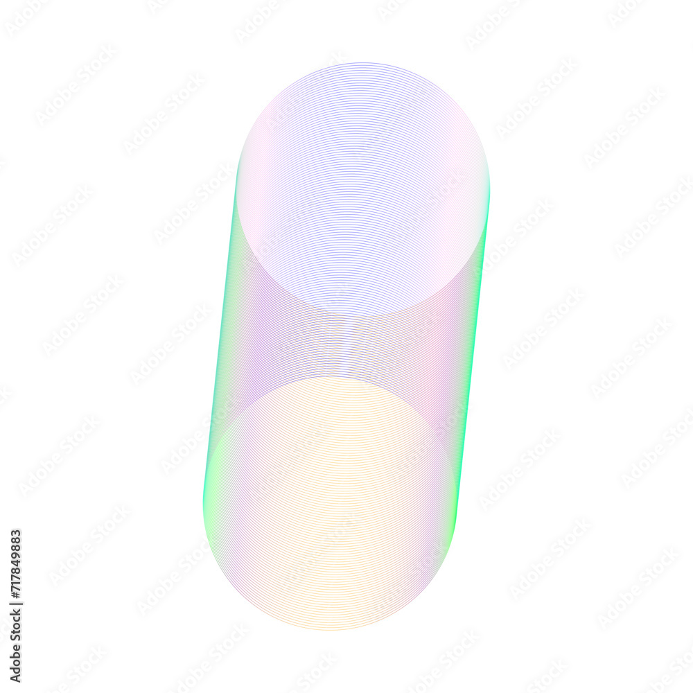 An abstract cut out transparent futuristic gradient streak design element. An abstract cut out transparent futuristic gradient streak design element.