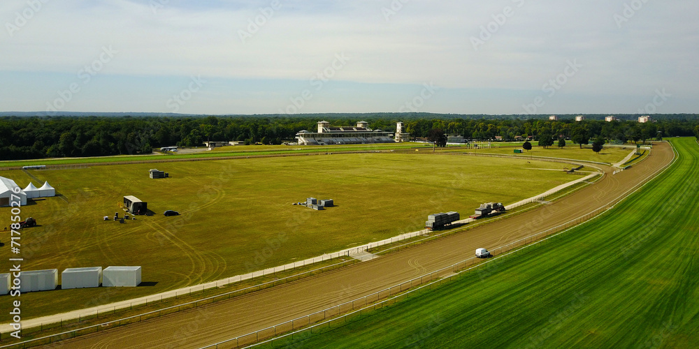 Naklejka premium Aerial view of Chantilly