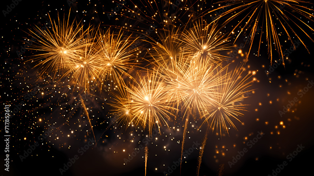 Beautiful creative holiday background. Fireworks and sparkles Beautiful creative holiday background. Fireworks and sparkles