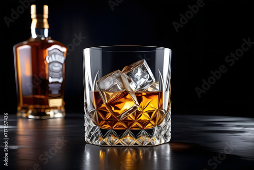 whiskey with ice. 