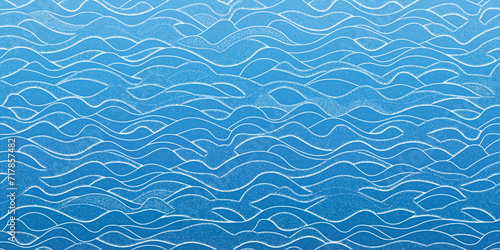 Ripples and water waves, sea surface, vector natural background, banner
