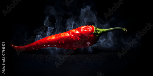 photo illustration of hot and smoky chili peppers