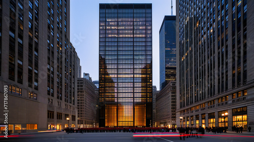 Urban Skyscape: A Panoramic View of Manhattans Architectural Majesty and Skyline