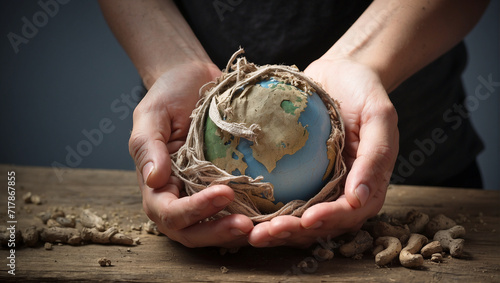 hands holding a globe hands holding a globe hands holding earth