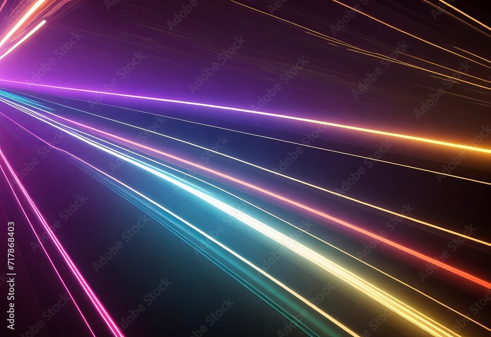 Light streak lines background