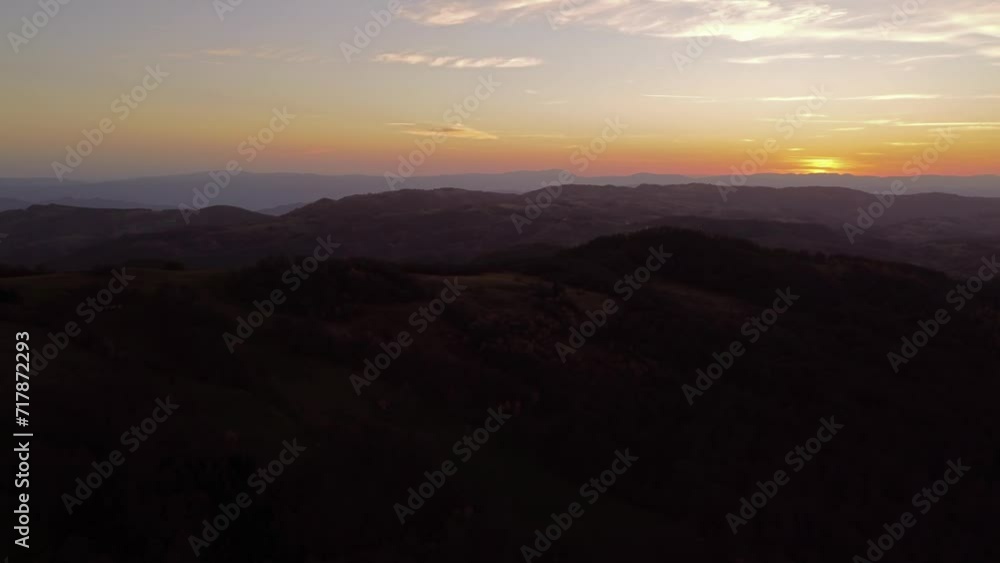 Drone view of Povlen and Jablanik mountains in western Serbia, Europe.
Drone view of Povlen and Jablanik mountains in western Serbia, Europe.