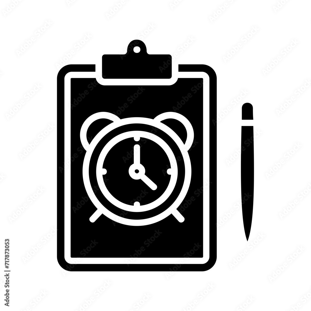 Planning glyph icon Illustration vector grapic Planning glyph icon Illustration vector grapic