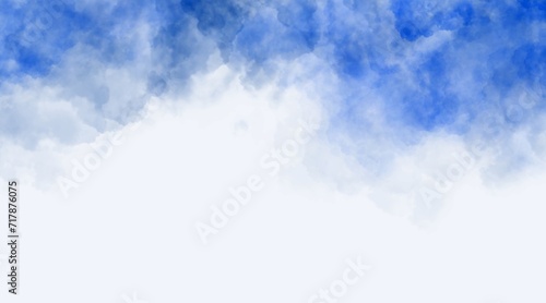 青色の煙の美しい背景/グラフィック/デザイン/サムネイル/テクスチャ/素材/雲