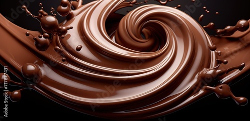 a textured chocolate background