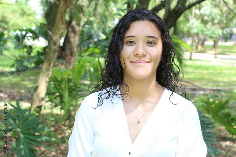 Cute ethnic teenager close up portrait Cute ethnic teenager close up portrait