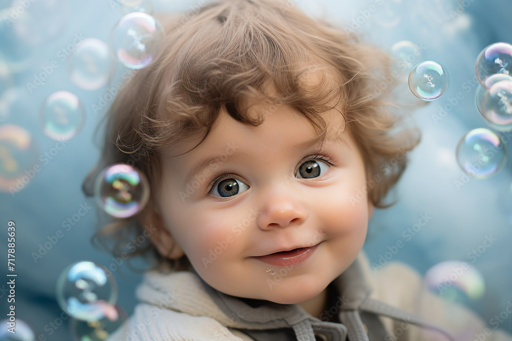 Happy children celebrate holiday decorated celebration atmosphere Generative AI picture Happy children celebrate holiday decorated celebration atmosphere Generative AI picture