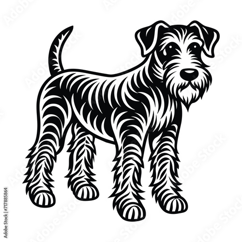 Airedale�Terrier graphic vector EPS