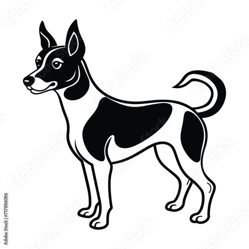 Rat   Terrier graphic vector EPS