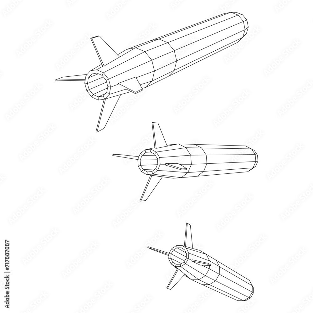 Ballistic Missile, Hypersonic Rocket, Bomb Ballistic Missile, Hypersonic Rocket, Bomb