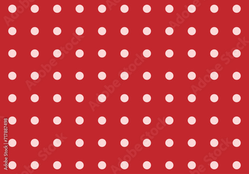 Fondo rojo y rosa de san valentín con patrón de círculos. 
