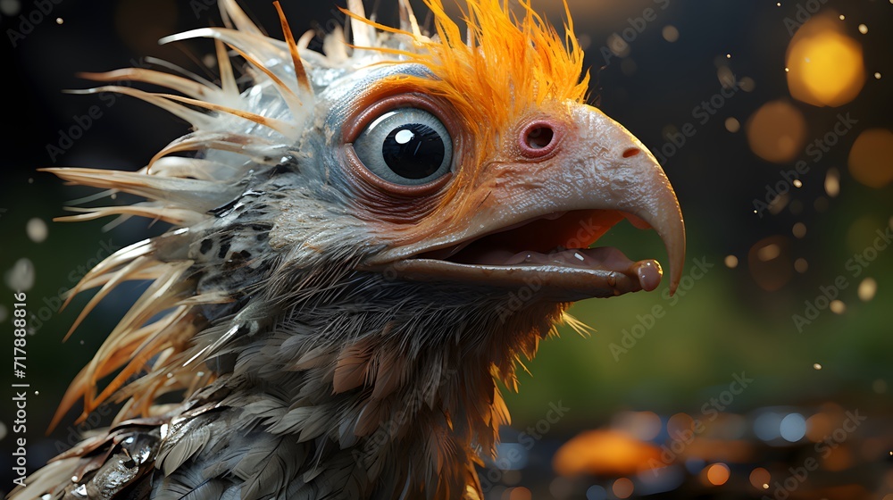 Obraz premium Anthropomorphic Animal Photo Generated with AI Tools