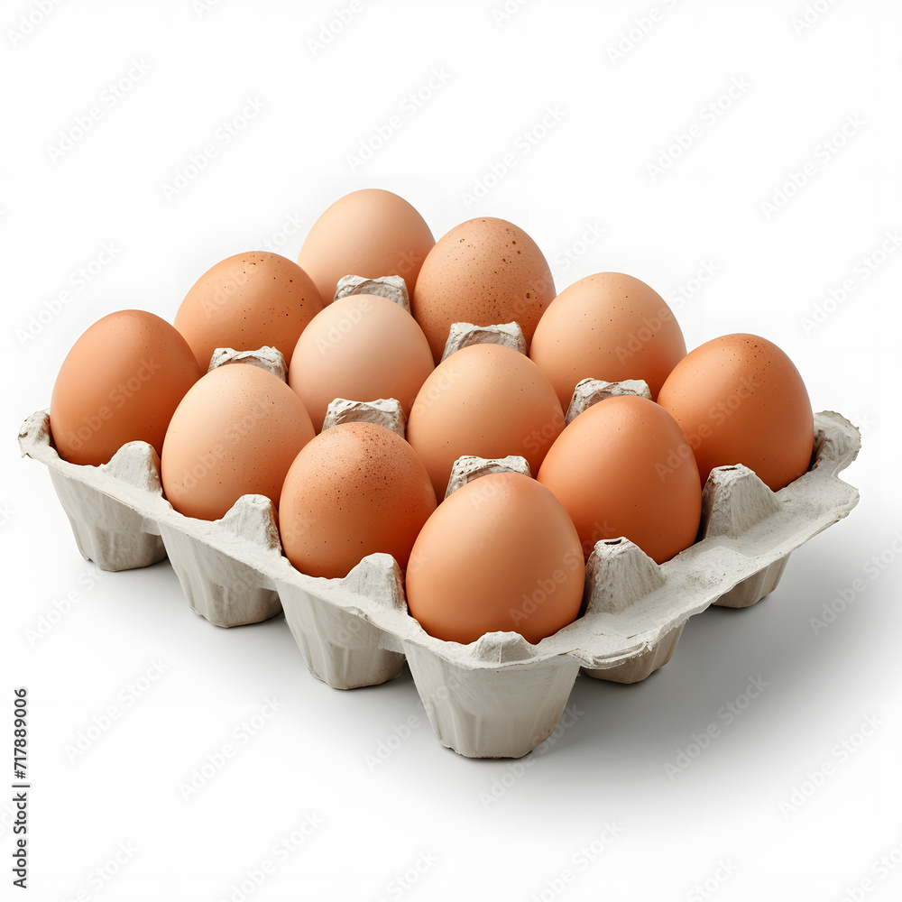 Egg tray isolated on transparent or white background Egg tray isolated on transparent or white background