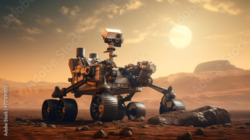 Mars rover.