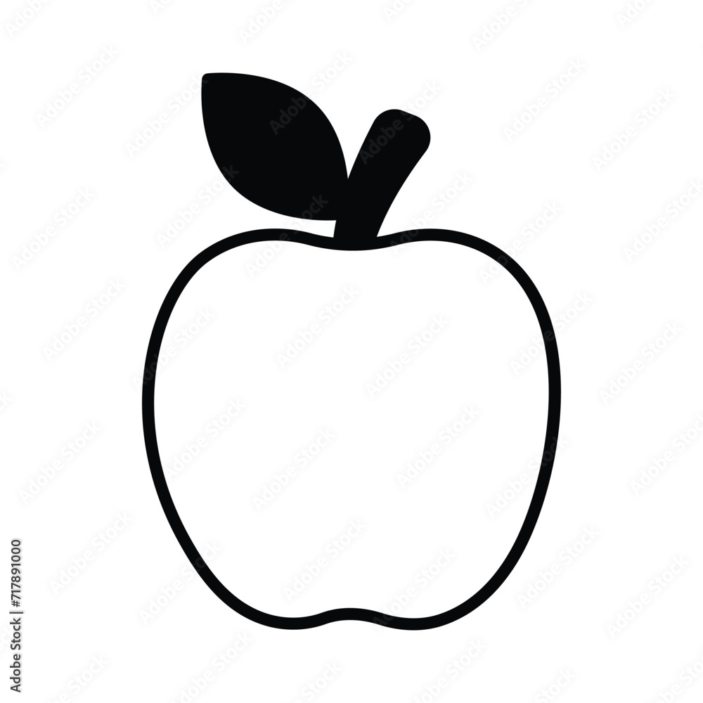 Ruler icon isolate white background vector stock illustration