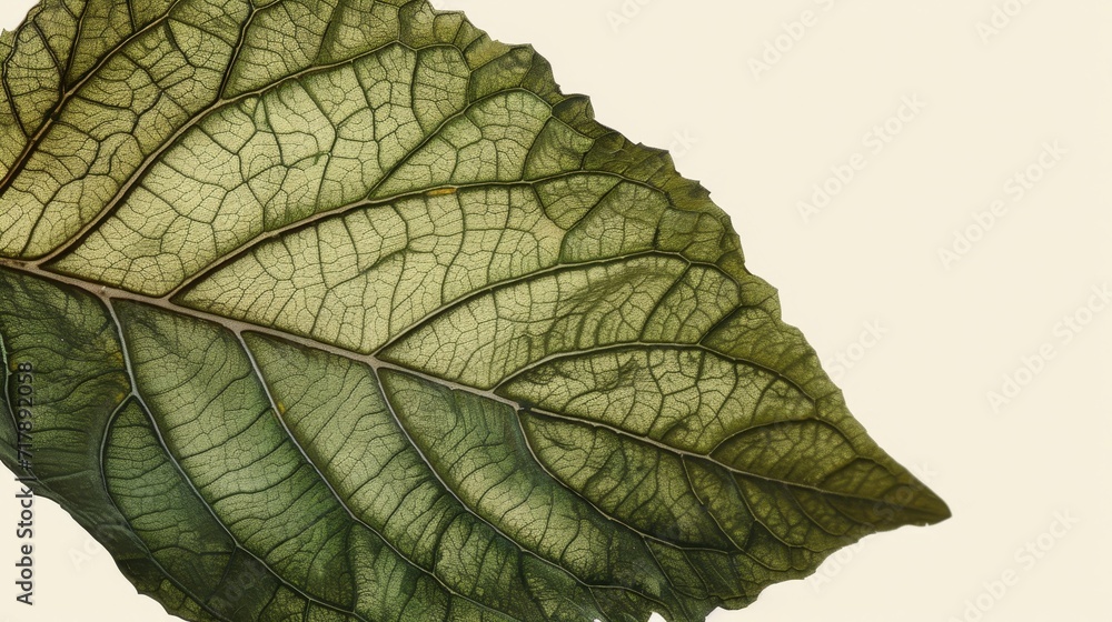Obraz premium A detailed image of a plant or leaf, representing science or botanical stories