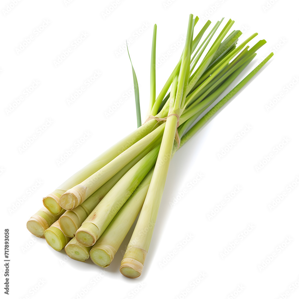 Fototapeta premium Lemongrass isolated on white background