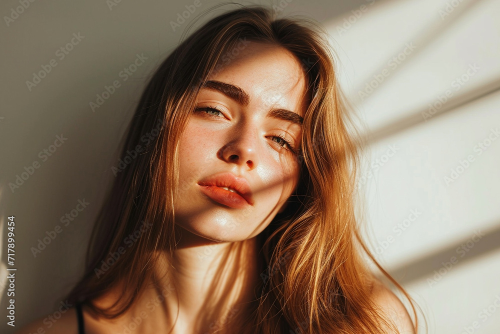 luxury woman model portrait natural background minimalistic luxury woman model portrait natural background minimalistic