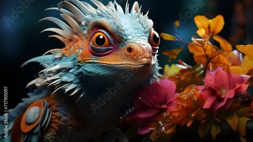 Anthropomorphic Animal Photo Generated with AI Tools