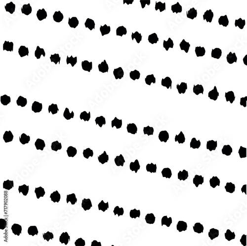 Diagonal rows of spots distorted along the edges