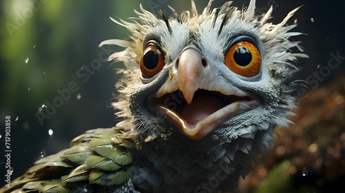 Anthropomorphic Animal Photo Generated with AI Tools